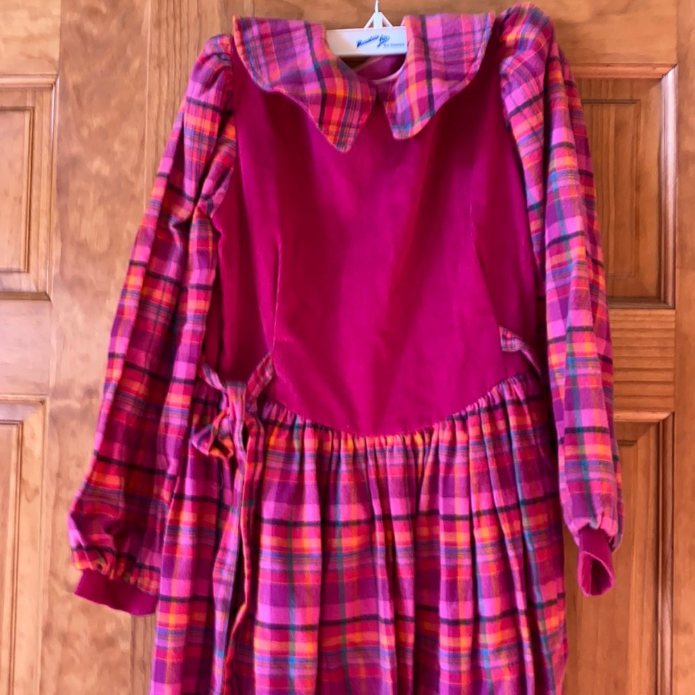 Cordoroy and flannel dress